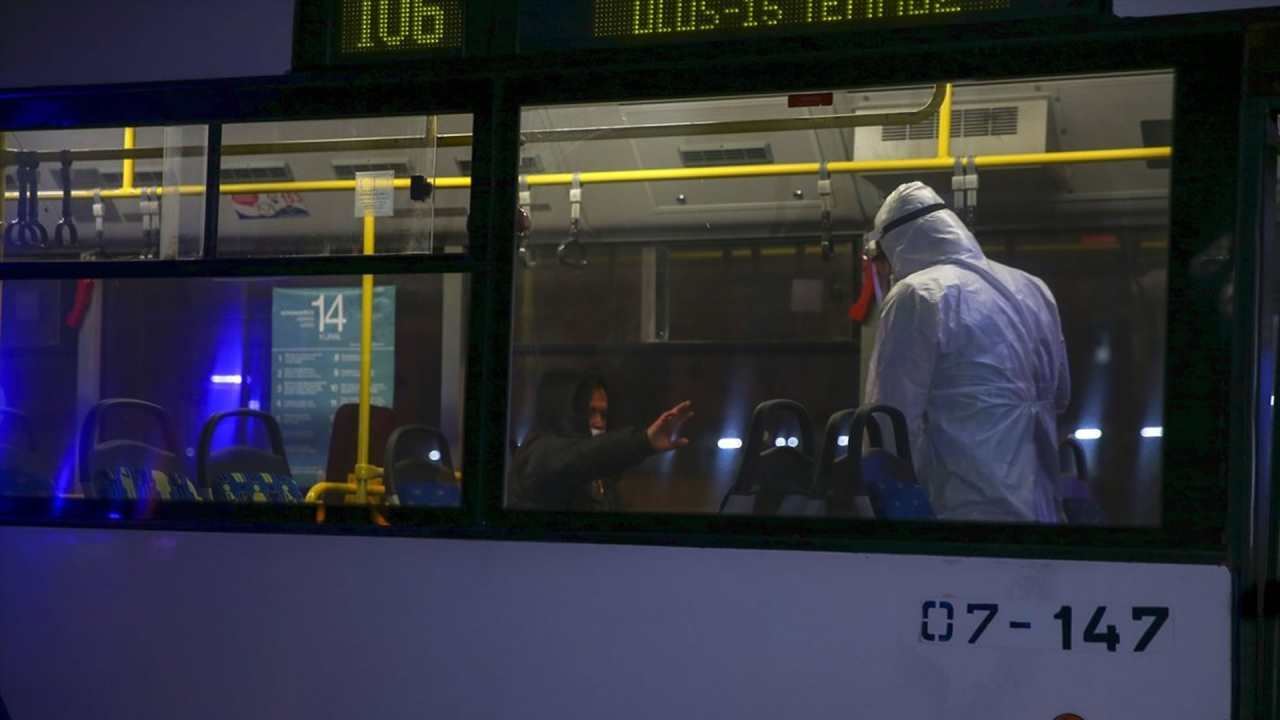 Ankarada EGO otobüsünde Koronavirüs alarmı