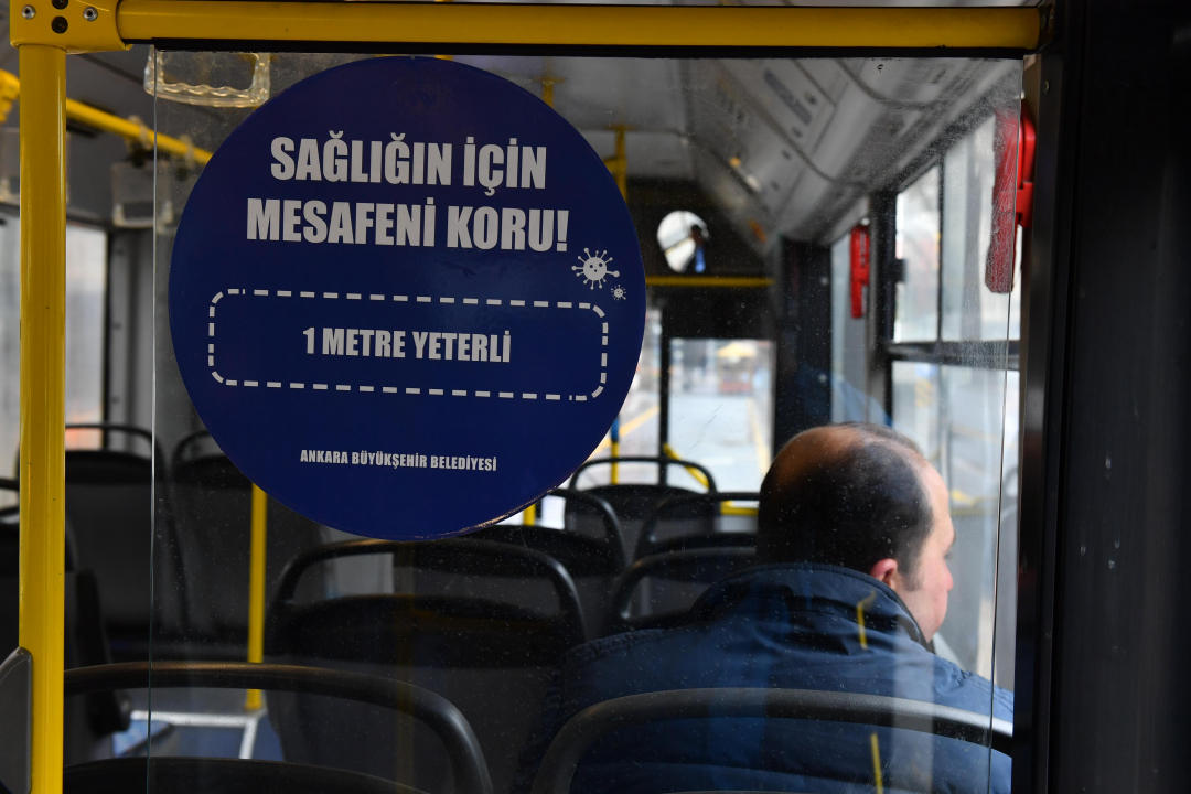 Ankarada toplu taşımaya Koronavirüs düzenlemesi
