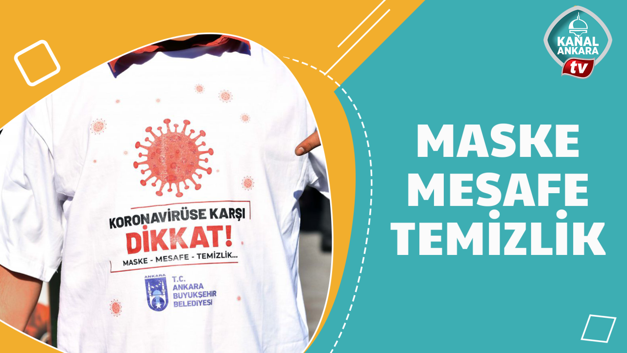 Ankara Büyükşehir Belediyesinden Koronavirüse karşı dikkat tişörtü