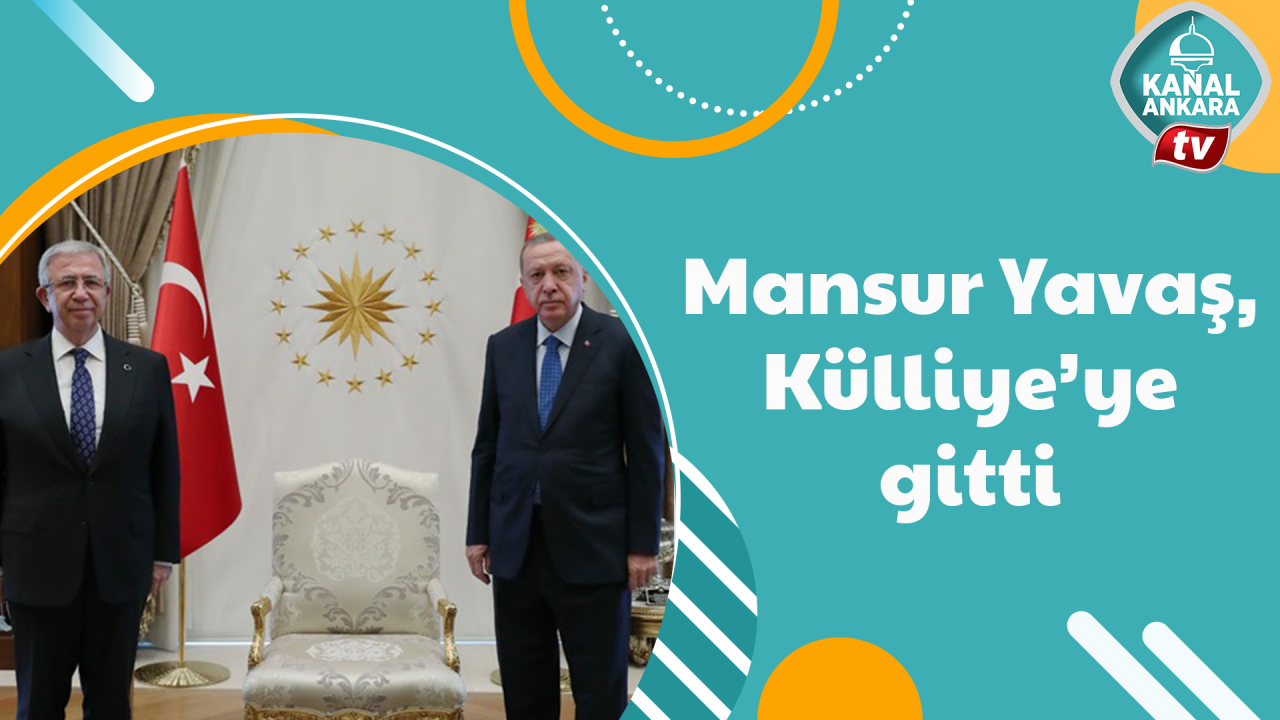 Cumhurbaşkanı Recep Tayyip Erdoğan Mansur Yavaşı Külliyede ağırladı..